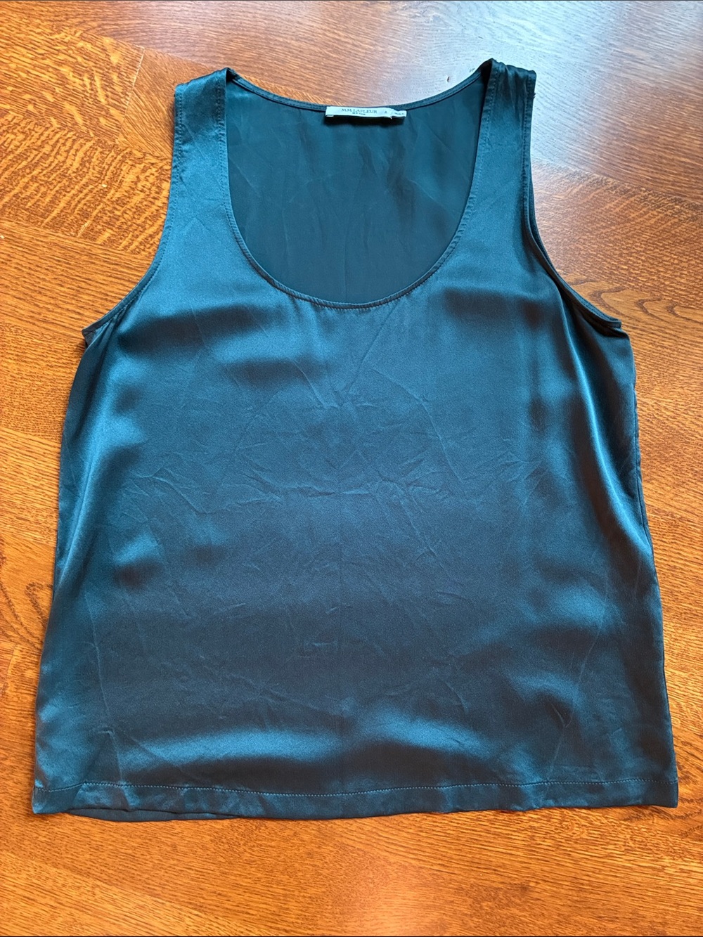 M.M. LaFleur Women's Emerald Silk Tank Top